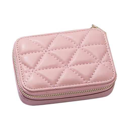 Gatuida Echtleder Kosmetiktasche mit Lipstick Organizer Funktion Kompakte Makeup Tasche in Multifunktionale Aufbewahrung für Lippenstift Münzen Ohrhörer für Damen Unterwegs und Reisen von Gatuida