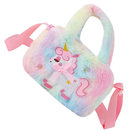Gatuida Plüsch Handtasche Für Babymädchen Einhorn Umhängetasche Junge Mädchen Tasche Mädchen Tasche Entzückende von Gatuida