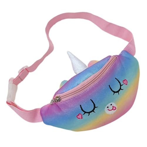 Gatuida Einstellbare Einhorn Bauchtasche für Mädchen Weiche und Leichte Hüfttasche Modisch und Niedlich für Alltag Reisen Shopping Party und Festival von Gatuida