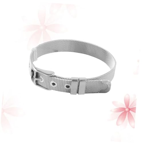 Gatuida Einstellbares Herren Mesh Chain Armband aus Rostfreiem Modisches Langlebiges Schmuckstück für Männer Verstellbares Netzarmband Schlichtes Design Angenehm Glänzend Gatuida Einstellbares Herren Mesh Chain Armband aus Rostfreiem Modisches Langlebiges Schmuckstück für Männer Verstellbares Netzarmband Schlichtes Design Angenehm Glänzend von Gatuida
