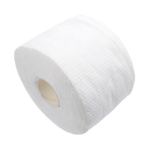 Gatuida Einweg Gesichtstücher Rolle Weiche Hautfreundliche Reinigungstücher für Gesichtspflege Feucht Trocken Nutzbar Sanftes Peeling Make Up Entferner Porentiefe Reinigung von Gatuida