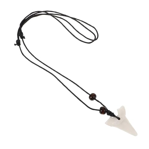 Gatuida Einzigartige Haizahn Halskette Unisex Resin Anhänger Weißer Haizahn Schmuck Für Mädchen Und Strandliebhaber Modisch Vielseitig Kombinierbar Langlebig Und Stilvoll von Gatuida