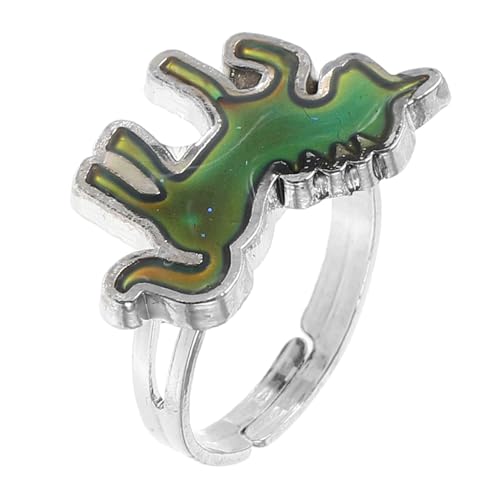 Gatuida Einzigartiger Einhorn Stimmungsring für Mädchen Farbwechselring Temperaturabhängigem Material Lustiges Tierdesign für Modisches Accessoire von Gatuida