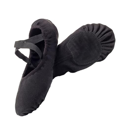 Gatuida Elastische Ballettschuhe Damen mit Weicher Sohle Leichte Tanzschläppchen für Ballett Turnen und Bühnenauftritte rutschfest und Komfortabel für Ballettpraxis und Zufällige Farbe von Gatuida