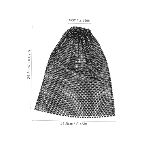 Gatuida Elastisches Netz Kopftuch mit Funkelnden Strasssteinen Atmungsaktiv und Reflektierend Verstellbares Party Haarband für Frauen für Nachtclub Festival Rave und Abendveranstaltungen von Gatuida