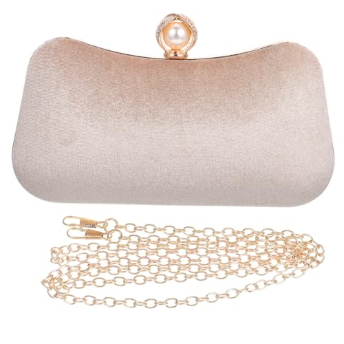 Gatuida Elegante Damen Perlen Clutch Abendtasche mit Schmuckverschluss Kleine Banquet Handtasche für Party Hochzeit Stilvolle Tasche für Besondere Anlässe Bequem Tragbar Langlebiges von Gatuida