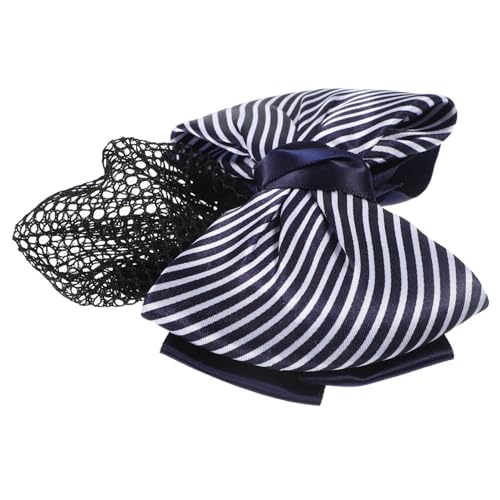 Gatuida Eleganter Haarnetz Dutt Clip mit Schleife Klassischer Haarschmuck für Damen Vielseitiges Berufs Accessoire für Flugpersonal Pflegekräfte Bankangestellte Robustes Metall Material von Gatuida