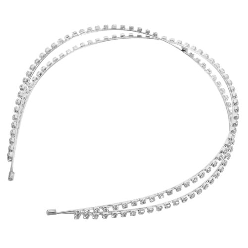 Gatuida Eleganter Haarreif Damen mit Funkelnden Strasssteinen Filigranem Hohlmuster und Leichtem Design Glitzerndes Party Haarband für Frauen und Mädchen Bequemer Kopfschmuck für Hochzeit von Gatuida