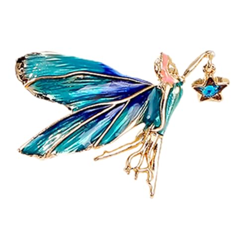 Gatuida Elf Feen Brosche aus Hochwertiger Legierung Dekorativer Ansteckpin für Kleidung Schals und Hüte Langlebig Farbbeständig als Modisches Accessoire für Damen und Rucksäcke von Gatuida