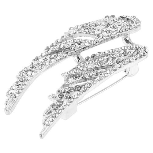 Gatuida Engelsflügel Brosche mit Strassbesatz Unisex Anstecknadel für Anzug Revers Modisches Accessoire für Männer und Frauen Vielseitig als Schal oder Krawattenhalter Stilvolle Outfit von Gatuida