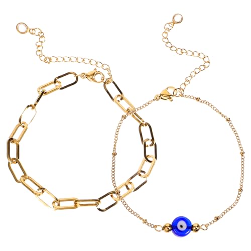 Gatuida Evil Eye Armband Damen Verstellbar aus Modisches Armband mit Bösem Blick Langlebig und Komfortabel für Verschiedene Outfits Leicht und Sicher zu Tragen von Gatuida