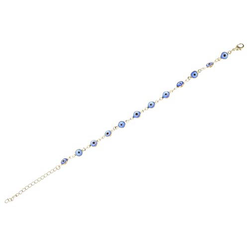 Gatuida Verstellbares Evil Eye Armband Kupfer für Damen Sommer Schmuck Böses Auge Handgelenk Armband Modisches Fußkettchen Hautfreundlich von Gatuida