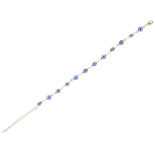 Gatuida Böser Blick Armband Verstellbares Damenarmband Mit Perlen Evil Eye Fußkettchen Schmuck Für Frauen Und Mädchen von Gatuida