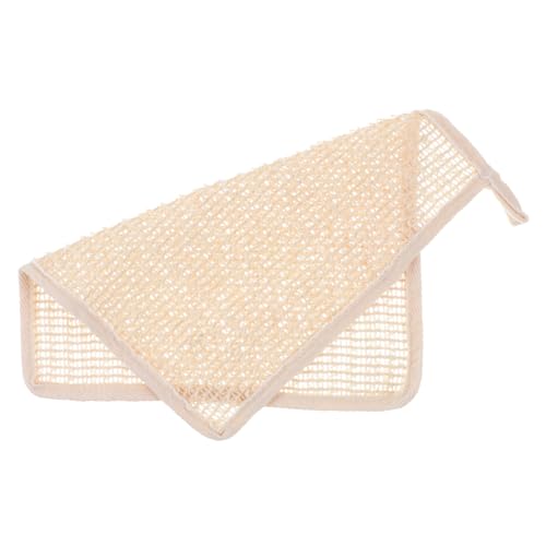 Gatuida Exfolierender Waschhandschuh aus Baumwolle und Leinen Peeling Badetuch mit Rauer Textur Weich und Vielseitig Geeignet für Dusche Körperreinigung und Porenpflege von Gatuida