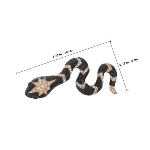 Gatuida Exklusive Schlangenbrosche mit Strass und Emaille Dekorativer Metall anstecker für Frauen Vielseitig als Pins für Kleidung Rucksack Schal und Hut Elegantes Modeschmuck accessoire von Gatuida