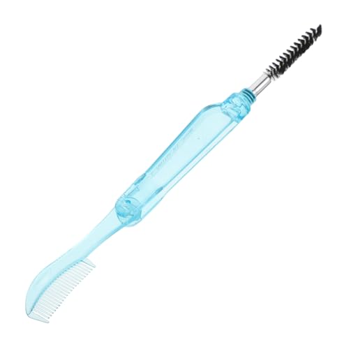 Gatuida Faltbarer Mascara Doppelköpfiger Wimpernkamm Augenbrauenbürste 2-In-1 Wimperntrenner Kosmetikwerkzeug für Augenpflege Blau Gatuida Faltbarer Mascara Doppelköpfiger Wimpernkamm Augenbrauenbürste 2-In-1 Wimperntrenner Kosmetikwerkzeug für Augenpflege Blau von Gatuida