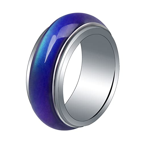 Gatuida Farbwechsel Mood für Frauen und Stimmungsring Temperaturabhängiger Schmuck für Kreative Designs und Persönliche Stilvielfalt von Gatuida