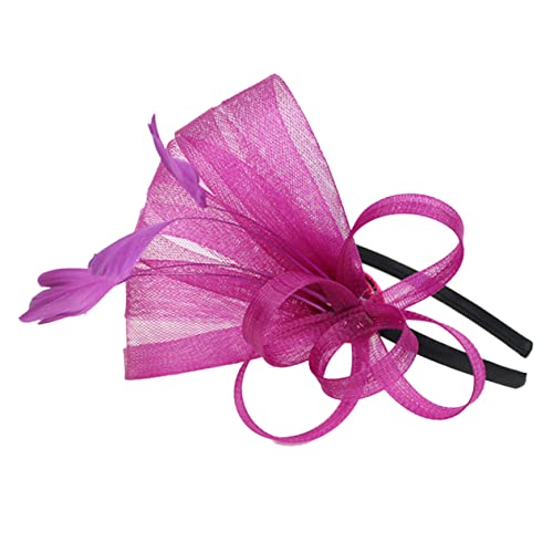 Gatuida Fascinator Haarschmuck für Damen Elegantes Kopfband mit Kunstfedern für Hochzeiten Teepartys Cocktailveranstaltungen Stilvolles Accessoire für Jede Gelegenheit von Gatuida