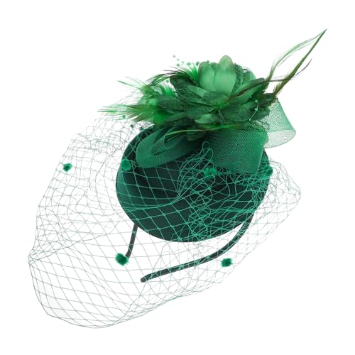 Gatuida Haar-fascinator Aus Netzschleier Vintage-stirnband Fascinator-clip Für Damen Kopfschmuck Für Hochzeit Party Und Teeparty von Gatuida