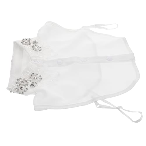 Gatuida Faux Kragen Damen Abnehmbarer Chiffon Hemdkragen für Partys Hochzeiten und Business Events Handgefertigt Vielseitig und Gatuida Faux Kragen Damen Abnehmbarer Chiffon Hemdkragen für Partys Hochzeiten und Business Events Handgefertigt Vielseitig und von Gatuida