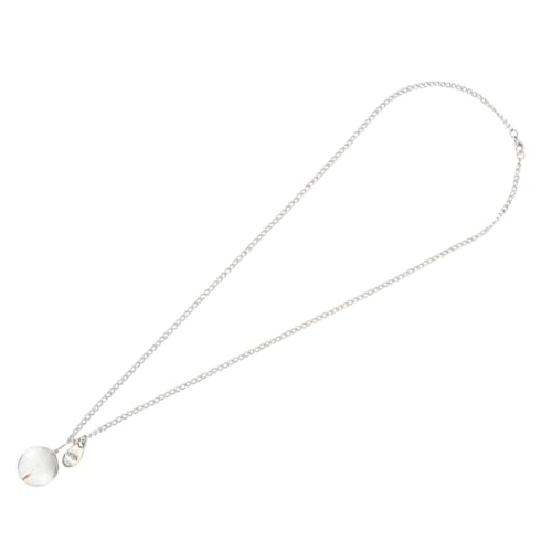 Gatuida Feine Damen Halskette mit Kreativem Glas anhänger und Pusteblumen design Silber Vintage Stil Modisches Accessoire für Party Alltag und Besondere Anlässe von Gatuida