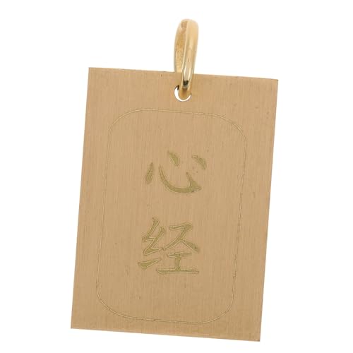 Gatuida Feng Shui Schlüsselanhänger aus Robustem Messing mit Herzmotiv Stilvolles Symbol Design Dekorativer Anhänger für Handtaschen Langlebiger Glücksbringer und Modisches Accessoire von Gatuida