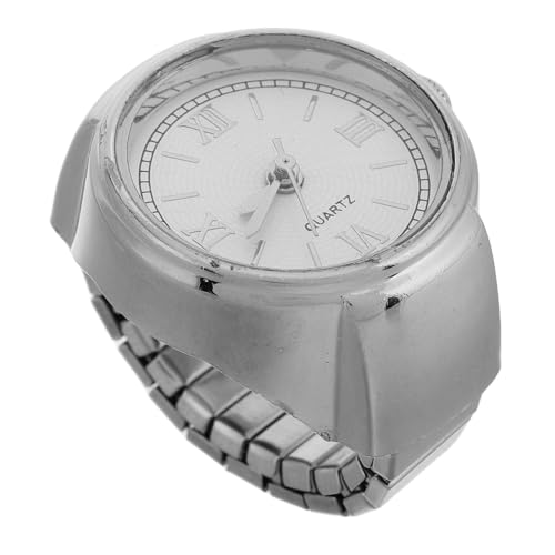 Gatuida Vintage Fingerringuhr für Damen und Herren Quarz Uhr mit Elegantem Design Stilvoller Uhrenring Dekorative Fingeruhr Legierung Präzise Handwerkskunst für Vielseitige Mode von Gatuida