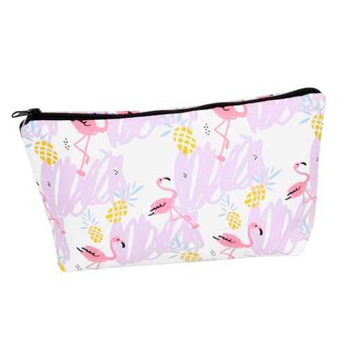 Gatuida Flamingo Kosmetiktasche für Damen Tragbare Make Up Aufbewahrung mit Reißverschluss für Reisen und Täglichen Gebrauch Schützt Ihre Kosmetik und Persönliche Gegenstände von Gatuida