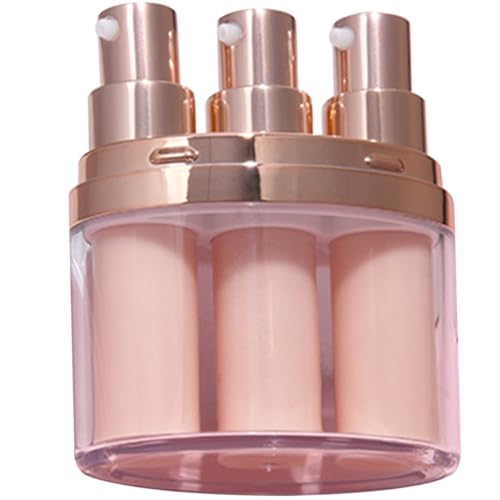 Gatuida Flüssigkeits Spenderflasche aus Abs Druckbetätigt Auslaufsicher Nachfüllbar als Reise und Kosmetikbehälter für Nagellackentferner und Make Up Entferner von Gatuida