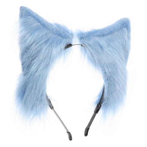 Gatuida Fluffiges Katzenohren Stirnband aus Kunstpelz Leichtes Cosplay Haaraccessoire für Frauen Strapazierfähig und Bequem für Partys Karneval und Alltag Modisches Tierohren Kopfband von Gatuida
