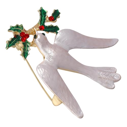 Gatuida Friedens Tauben Brosche mit Funkelnden Strasssteinen Kreativer Anstecker für Damen Eleganter Schmuck für Kleidung Taschen Schals Vielseitiges Accessoire Gatuida Friedens Tauben Brosche mit Funkelnden Strasssteinen Kreativer Anstecker für Damen Eleganter Schmuck für Kleidung Taschen Schals Vielseitiges Accessoire von Gatuida