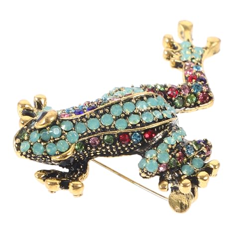 Gatuida Metall Anstecknadel Frosch Für Kleidung Schal Anzug Hut Rucksack Handtasche Brosche Kragennadel Emaille Tier Anstecknadeln Dekoration Sicherheitsbrosche von Gatuida