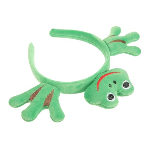 Gatuida Frosch Haarreif für Erwachsene Cartoon Kostüm Haarband Damen Party Fasching Verstellbar Lustiger Kopfschmuck für Geburtstage Maskerade und Karneval von Gatuida