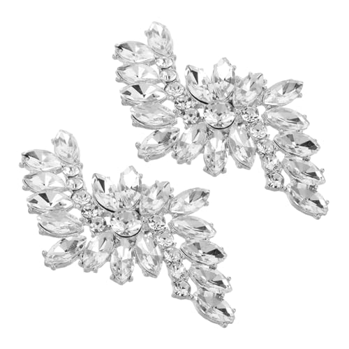 Gatuida Funkelnde Strass Schuhclips Damen Abnehmbare Blüten Schuhanhänger Hochzeits Party schmuck Elegante Schuhdekoration aus Langlebiger Legierung von Gatuida