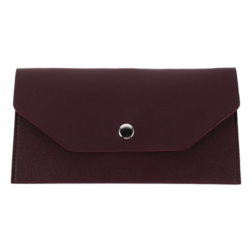 Gatuida Geldumschlag-Geldbörse: Wiederverwendbarer Budget-Organizer aus Kunstleder, Vintage-Clutch-Geldbörse, Lange Reisetasche, Geldumschlag-Utility-Tasche von Gatuida