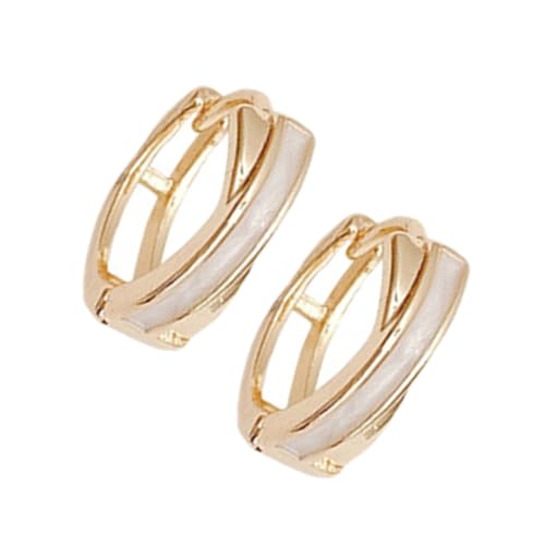 Gatuida Geometrische Ohrringe Creolen Damen Tropfen Design Hautfreundlich Komfortabel Vielseitig für Alltag Party Hochzeit von Gatuida