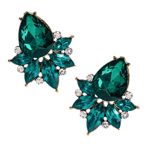 Gatuida Geometrische Strass Cluster Ohrringe Damen Strass Cluster Ohrhänger Elegant Funkelnd Statement Schmuck für Hochzeit Braut Festliche Anlässe von Gatuida