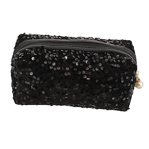 Gatuida Glänzende Pailletten Kosmetiktasche Große Kapazität Multifunktionale Reise Schminktasche für Damen als Aufbewahrung für Make Up und Kleine Gegenstände von Gatuida