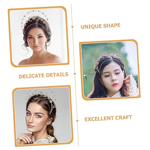 Gatuida Göttinnen Haarreif mit Stern und Mond Ohrringen Dreilagiger Goldfarbener Kopfschmuck Funkelndes Tiara Hochzeit Accessoire für Frauen und Damen Geburtstag Gatuida Göttinnen Haarreif mit Stern und Mond Ohrringen Dreilagiger Goldfarbener Kopfschmuck Funkelndes Tiara Hochzeit Accessoire für Frauen und Damen Geburtstag von Gatuida