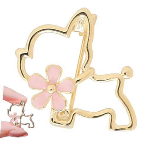 Gatuida Goldene Katzenbrosche Hollow Out Design Metall Anstecknadel für Damen Reversnadel und Rucksack Schmuck Langlebiges Accessoire für Kleidung Schals und Anzüge von Gatuida