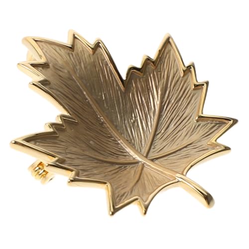 Gatuida Goldene Vintage Ahornblatt Brosche Elegante Emaille Herbst-anstecknadel für Damen Vielseitiger Schmuck für Schals Hüte Anzüge Stilvolles Geschenk zu Thanksgiving und Herbstfesten von Gatuida