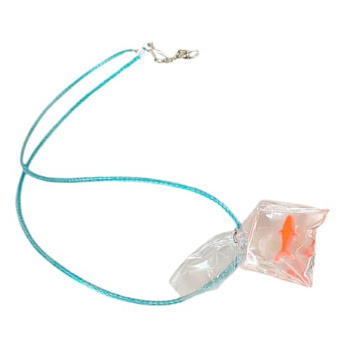 Gatuida Goldfisch Anhänger Halskette Damen Leichtes Schmuckstück Modisch Zierliche Kette für Frauen Alltag und Party Geeignet von Gatuida