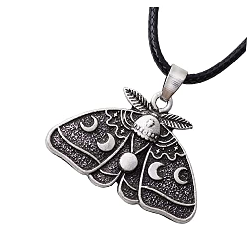 Gatuida Gothic Halskette Motten Anhänger Damen Kette mit Elegantem Design Leichtes Legierungs Schmuckstück Vielseitig Kombinierbar für Alltag Party und Besondere Anlässe Gatuida Gothic Halskette Motten Anhänger Damen Kette mit Elegantem Design Leichtes Legierungs Schmuckstück Vielseitig Kombinierbar für Alltag Party und Besondere Anlässe von Gatuida
