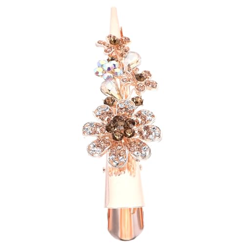 Gatuida Große Alligator Haarspange mit Funkelnden Kristallen Eleganter Haarschmuck für Damen für Partys Hochzeiten und Festliche Anlässe Modischer Clip für Dickes und Langes Haar von Gatuida