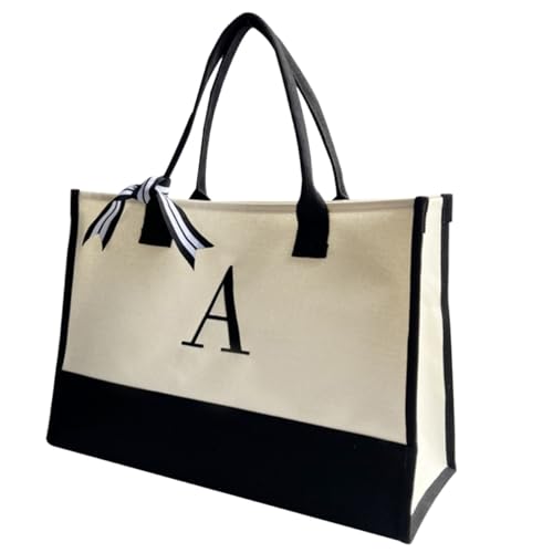 Gatuida Große Canvas Schultertasche Damen Tote Bag aus Leichtem Robustem Material mit Extra Großem Fassungsvermögen und Verstärkten Trägern für Alltag Einkaufen und Freizeit Geeignet von Gatuida