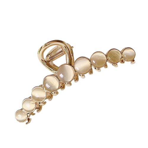 Gatuida Große Haarklammer aus Hochwertiger Legierung mit Katzenaugen Rutschfestes Haar Accessoire für Damen Vielseitig Einsetzbar bei Dickem und Dünnem Haar Eleganter Haarclip für Alltag von Gatuida