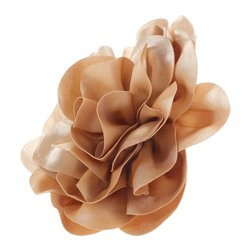 Gatuida Große Handgemachte Blumenbrosche für Damen Extravaganter Anstecker Gelb für Hochzeiten Partys Formelle Anlässe Einzigartiges Design Vielseitige Verwendung Handgefertigte von Gatuida