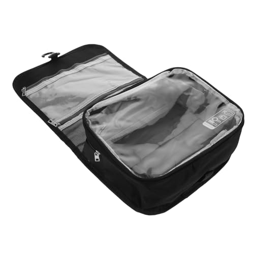 Gatuida Große Kapazität Kosmetiktasche mit Aufhängehaken Faltbar Reisetauglich Langlebig und Leicht Multifunktionale Make Up Tasche für Damen und Herren Unterwegs von Gatuida