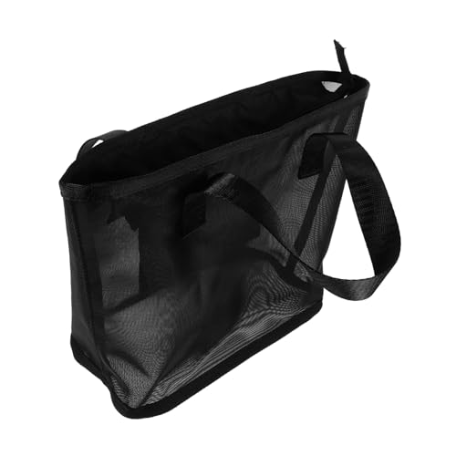 Gatuida Große Kapazität Mesh Kosmetiktasche mit Tragegriff Atmungsaktive Reise Make up Organizer Tasche Praktische Toiletry Bag für Kosmetik Stifte Snacks Kompakte Schminktasche für Damen von Gatuida