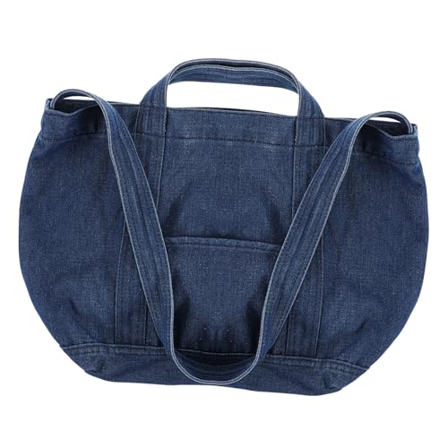 Gatuida Große Kapazität Umhängetasche Damen Retro Schultertasche Jeansstoff Handtasche Leicht und Langlebig Alltagstasche für Frauen mit Stil und Praktischem Design Gatuida Große Kapazität Umhängetasche Damen Retro Schultertasche Jeansstoff Handtasche Leicht und Langlebig Alltagstasche für Frauen mit Stil und Praktischem Design von Gatuida